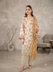 ZESH SUMMER EMBROIDERED LAWN