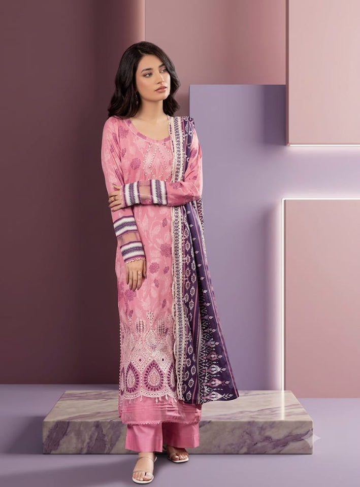 ZESH SUMMER EMBROIDERED LAWN